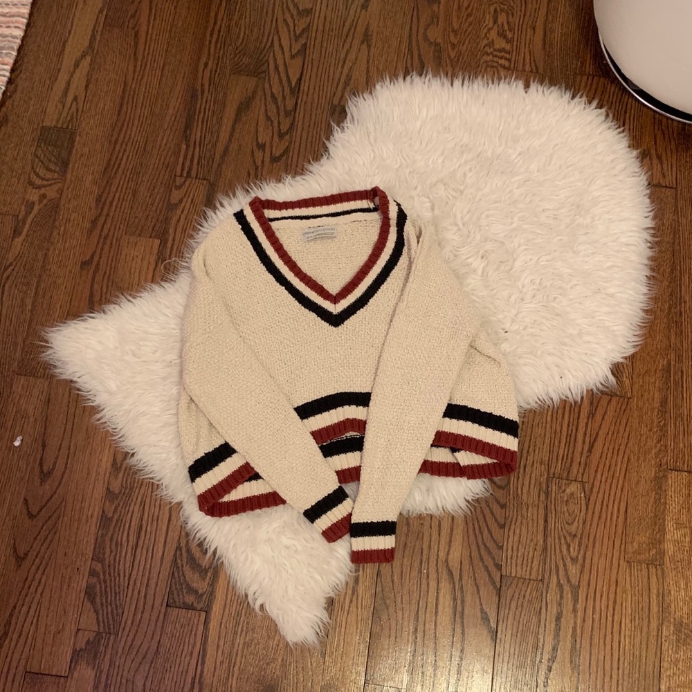 varsity striped sweater (UO)